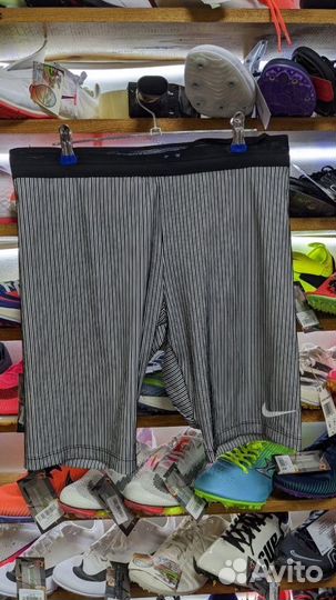 Тайтсы муж. Nike Aeroswift rep. черн. бел