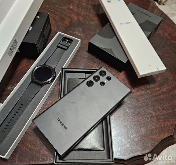 Беспроводные наушники телефон часы