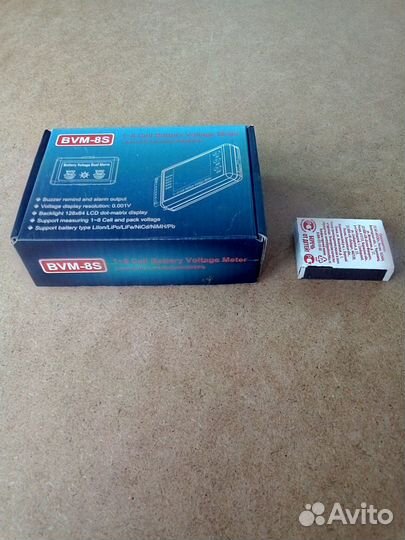 BVM-8S 1-8cell индикатор-сигнализатор батарей