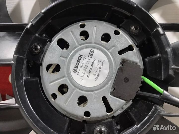 Диффузор с вентилятором Opel Astra J A14NET 2012