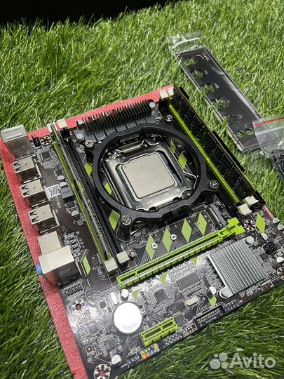 Новый комплект intel Xeon 2630v2 12ядер/32ram