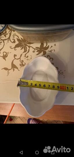 Сахарница-конфетница гжель