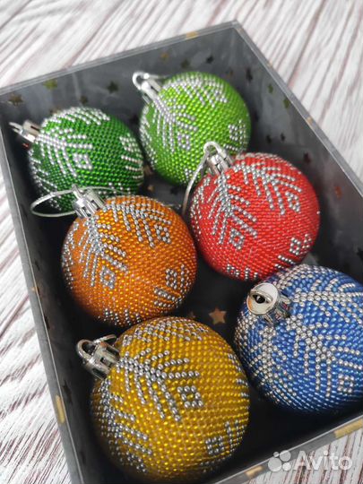 Елочные украшения ручной работы