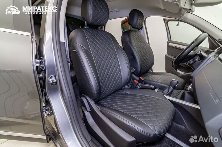 Авточехлы Рено Аркана / Экокожа Ромб