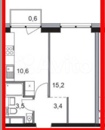 Квартира-студия, 33,3 м², 12/33 эт.