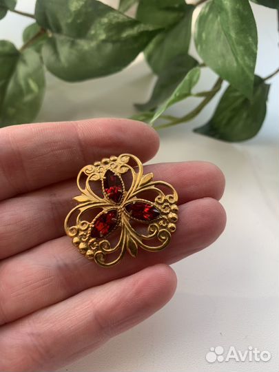 Винтажная брошь СССР