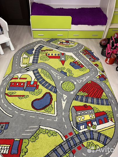 Ковер детский с дорогами