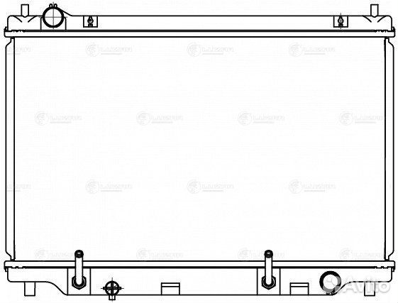 Радиатор охлаждения двигателя Mazda Demio II (DY)