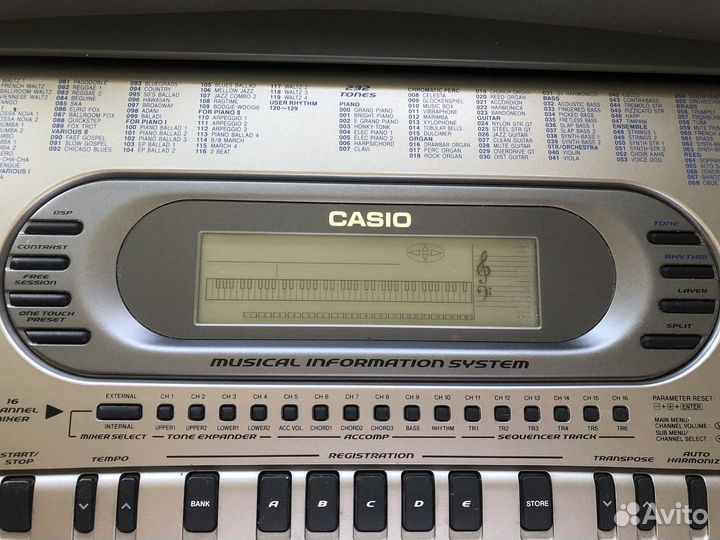 Синтезатор casio wk1800