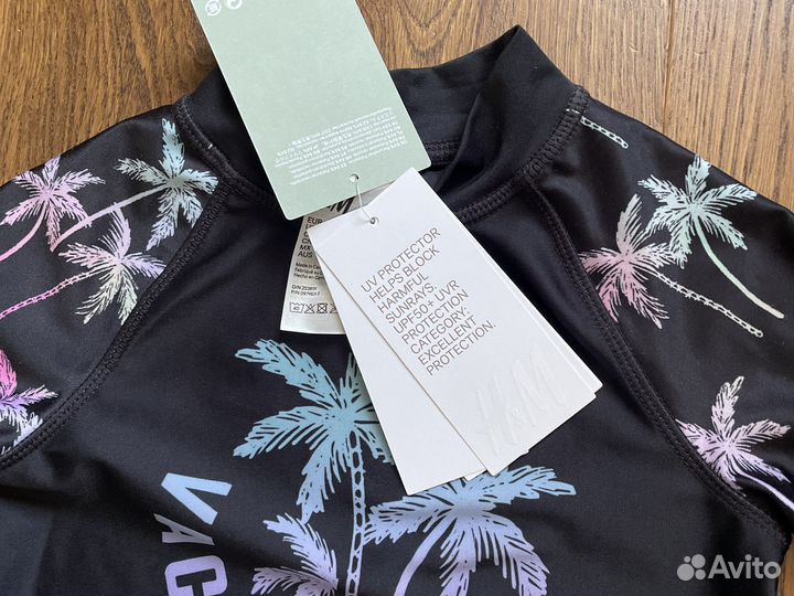 Купальник кофта для пляжа spf50 h&m