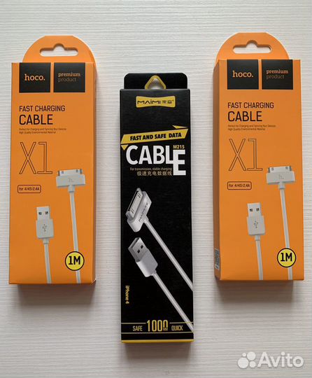 Кабель usb iPhone 3, 4, 4s 30-pin