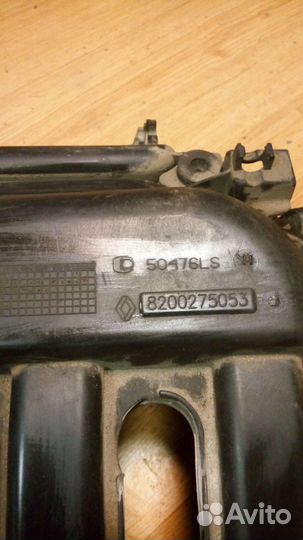 Впускной коллектор Рено сценик 2 1.6 16кл