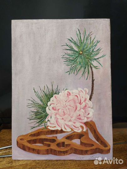 Картина маслом на холсте цветы