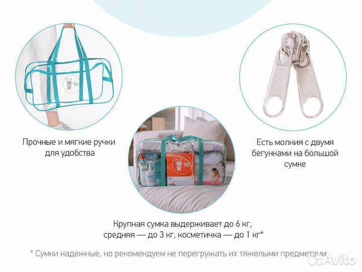 Набор сумок в роддом Roxy Kids (2шт/3шт)