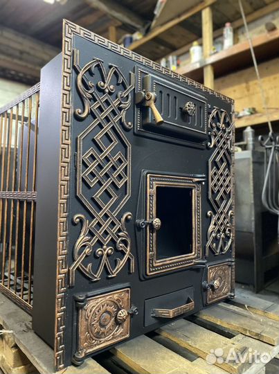 Печь для бани гермес с подогревом