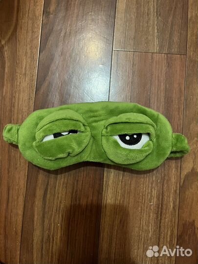 Маска для сна лягушка Пепе