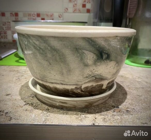 Горшок цветочный. Керамика