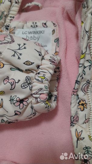 Комбинезон демисезонный для девочки 68 74