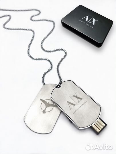 Armani Оригинал Карта Памяти Кулон Подвеска