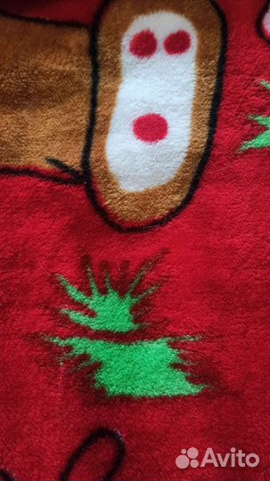 Плед детский плюшевый