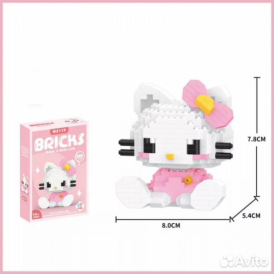 Конструктор Игрушки Хеллоу Китти