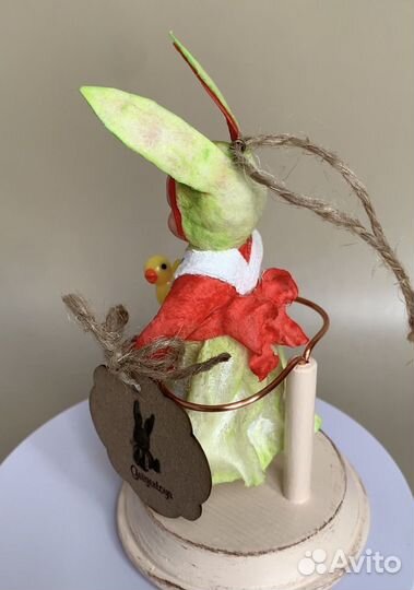 Ватные елочные игрушки