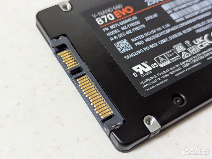 Ssd samsung 870 evo 250gb