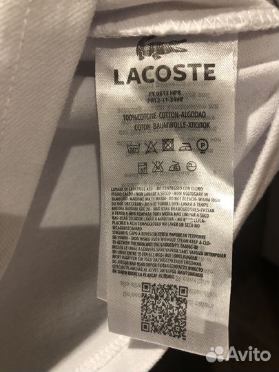 Футболка поло lacoste