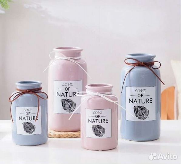 Ваза для цветов керамика