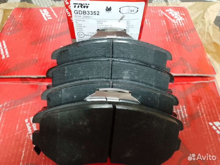 Тормозные колодки на hyundai, kia
