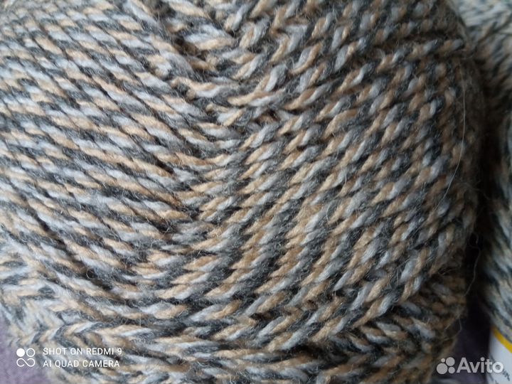 Пряжа полушерсть
