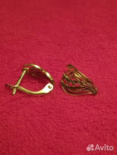 Серьги серебро