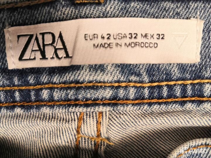 Zara оригинал джинсы мужские W32 марокко