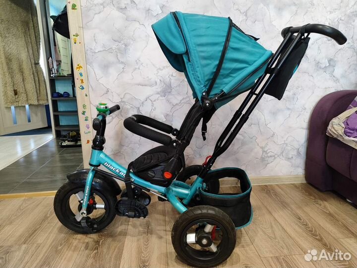 Детский велосипед с родительской ручкой