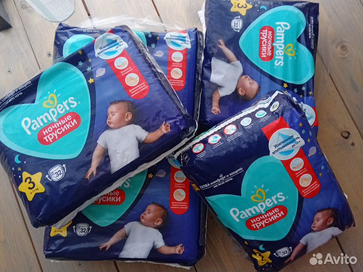 Новые Трусики pampers 32 штуки 6-11 кг