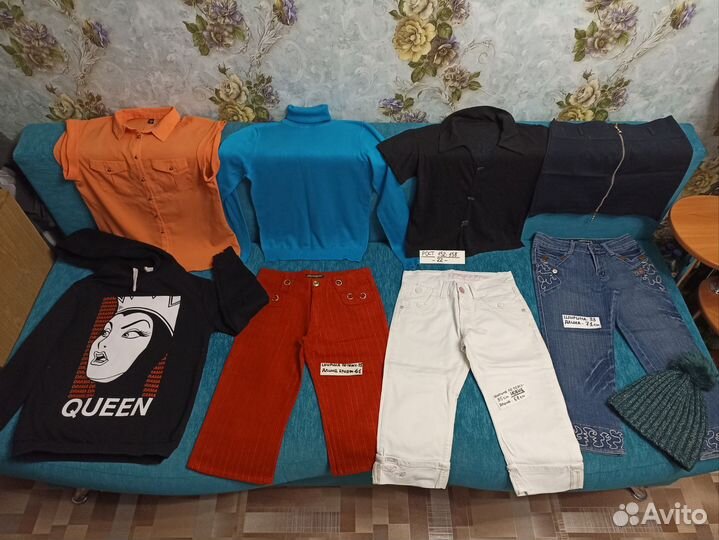 Вещи все сразу на девочку рост 152-158