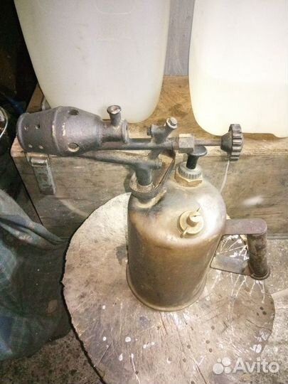 Лампа паяльная СССР из латуни