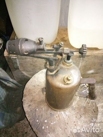 Лампа паяльная СССР из латуни