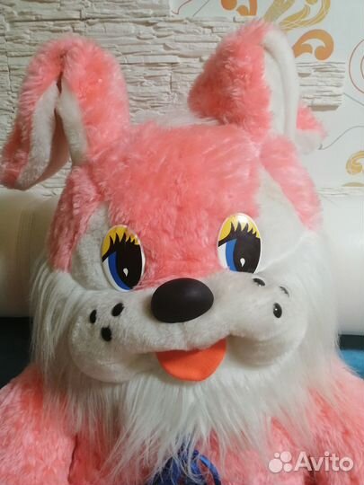 Большая мягкая игрушка заяц