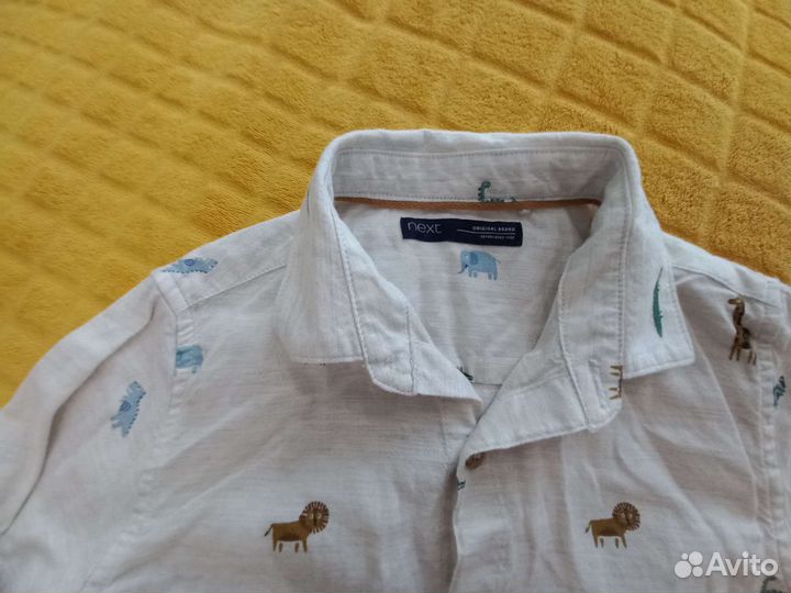 Рубашка для мальчика next 104-110