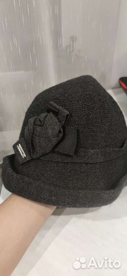 Шапка- шляпка зимняя