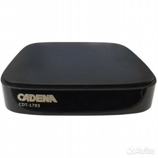 Ресивер Cadena CDT-1793 черный DVB-T2 #275501