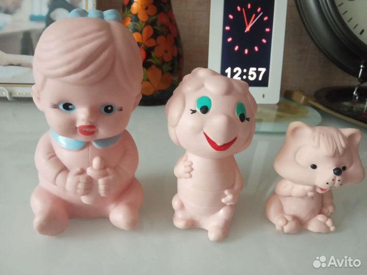 Набор резиновых игрушек Югославия времён СССР