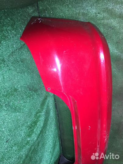 Бампер задний Honda FIT GD1GD2GD3GD4 Красныйцарапи