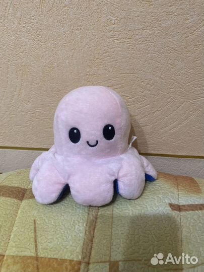 Мягкая игрушка осминог перевертыш