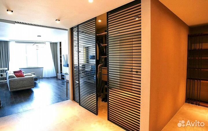 Межкомнатная перегородка из реек