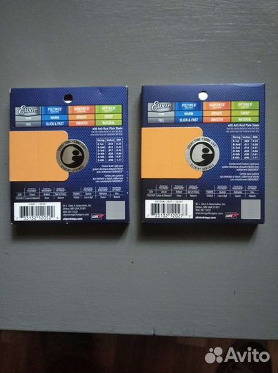 Elixir nanoweb Струны для электрогитар