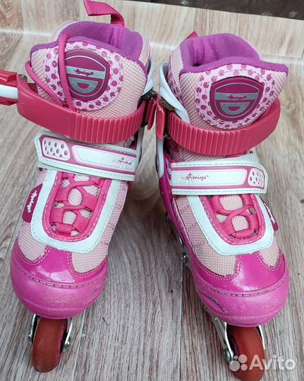 Ролики детские для девочек р.30-33