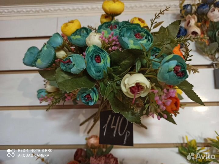 Искусственные цветы для декора