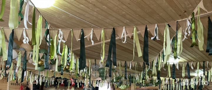 Растяжка из флажков